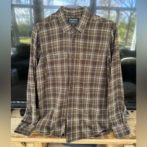 Men’s Filson Plaid Flannel Button Down Shirt